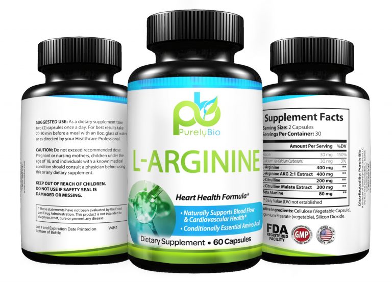 L-Arginine Capsules - Promotes Faster Muscle Recovery | PurelyBio